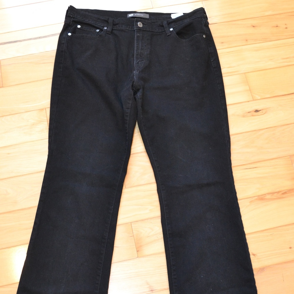 black 515 boot cut jeans Levis 16 woman